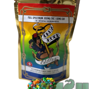 LADY LUCK EDIBLES - RAINBOW CANDY CLUSTERS