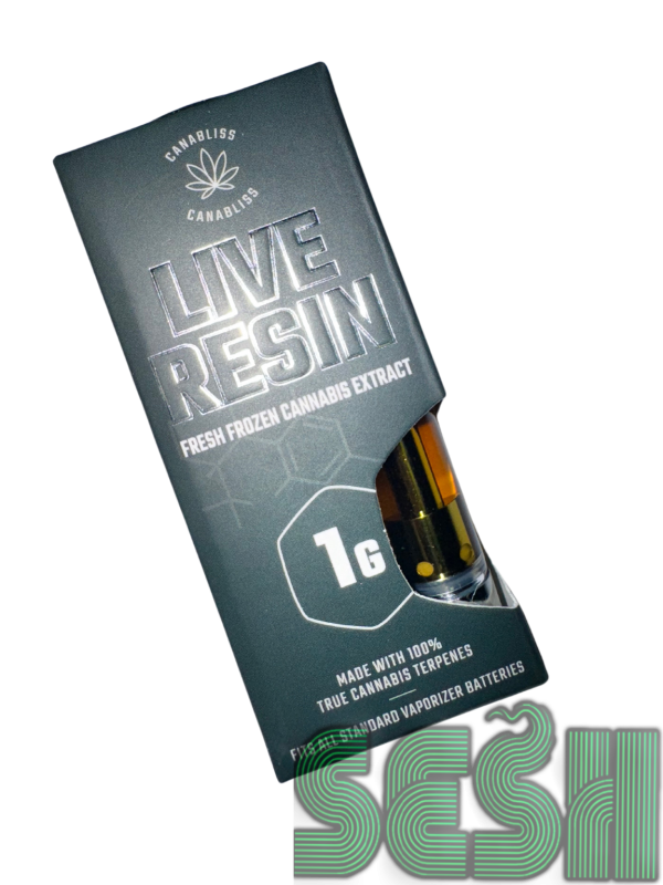 CANNABLISS LIVE RESIN 1g CARTRIDGE