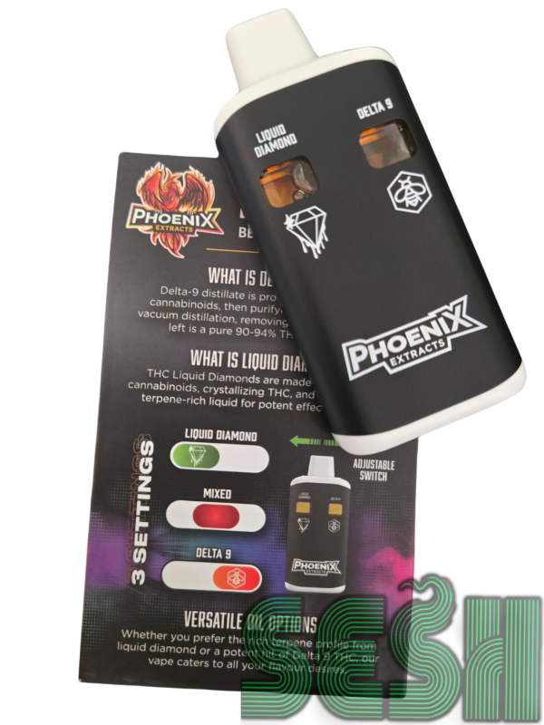 PHOENIX VAPE PEN - 3-IN-1 ADJUSTABLE OIL SYSTEM