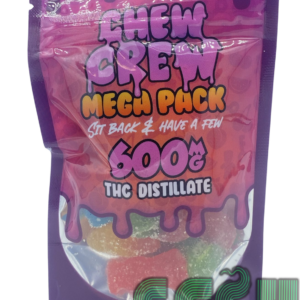 CHEW CREW MEGA PACK – 600mg THC DISTILATE: