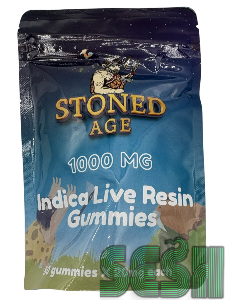 STONED AGE INDICA LIVE RESIN GUMMIES (1000mg)
