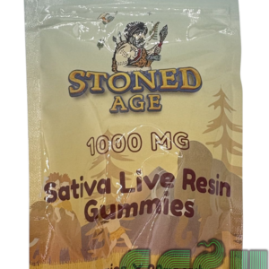 STONED AGE SATIVA LIVE RESIN GUMMIES (1000mg)