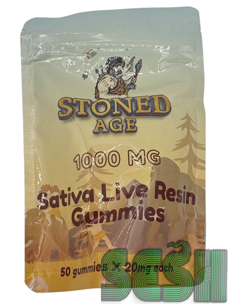 STONED AGE SATIVA LIVE RESIN GUMMIES (1000mg)
