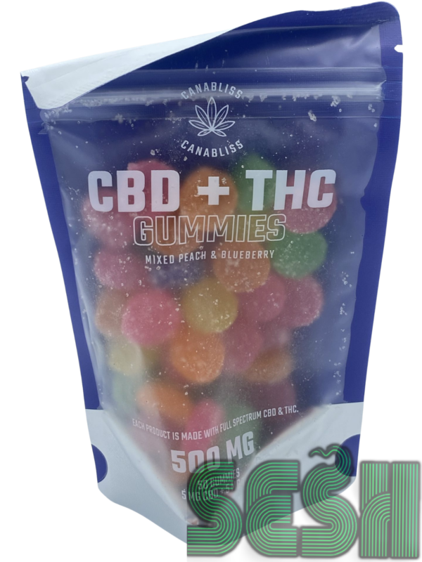 CANABLISS CBD + THC 500mg GUMMIES