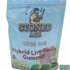 STONED AGE HYBRID LIVE RESIN GUMMIES (1000mg)