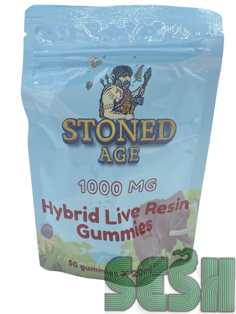 STONED AGE HYBRID LIVE RESIN GUMMIES (1000mg)